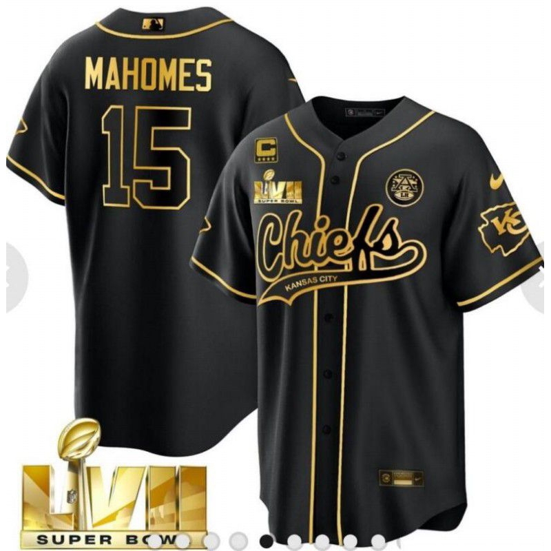Jersey NFL -MLB Kansas City Chiefs by Pat Mahomes