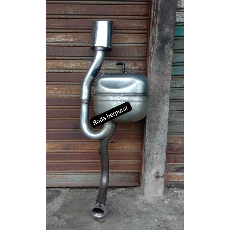 Knalpot Standar Toyota Yaris Lele TRD Sportivo Pnp Bakpao Original Copotan