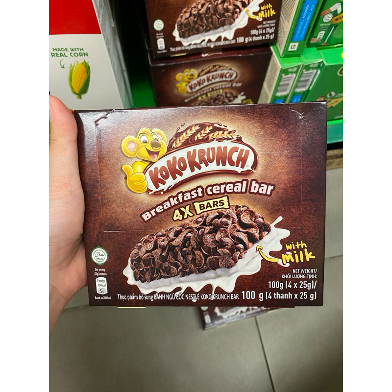 

kokokrunch breakfast cereal bar isi 4 bars 100gr