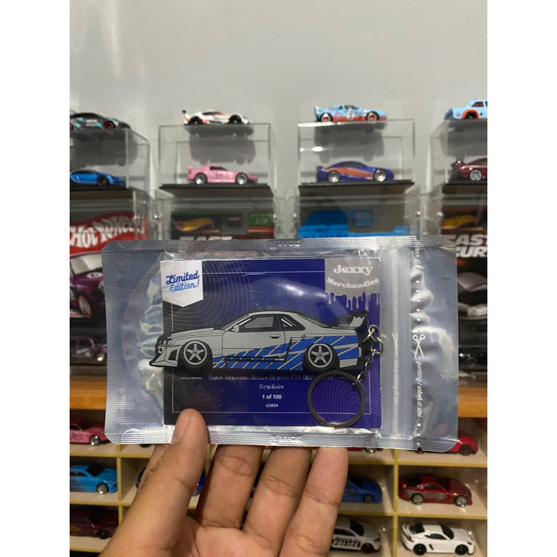Gantungan Kunci LBWK R34 Nissan Skyline