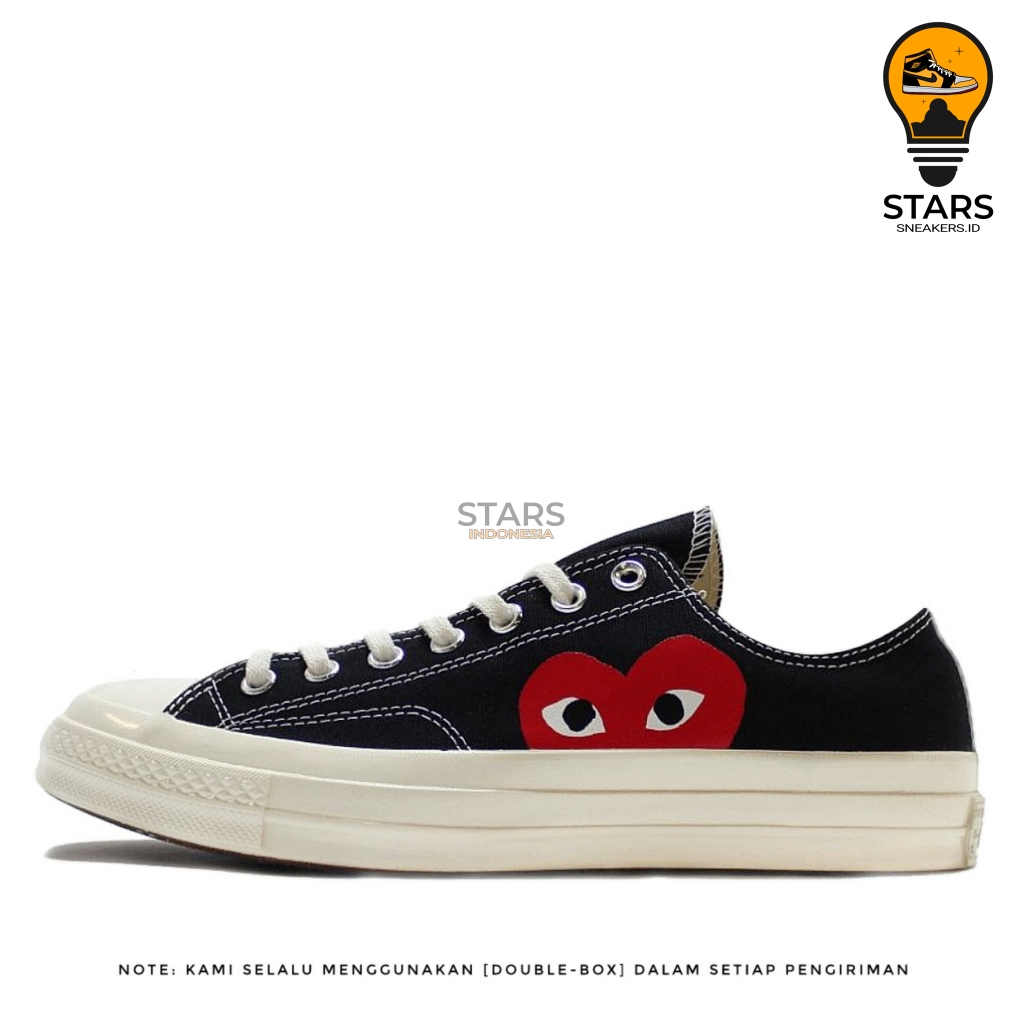 Converse Chuck 70s Low CDG Play Black