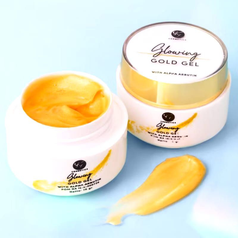 gold glowing gel lc beauty