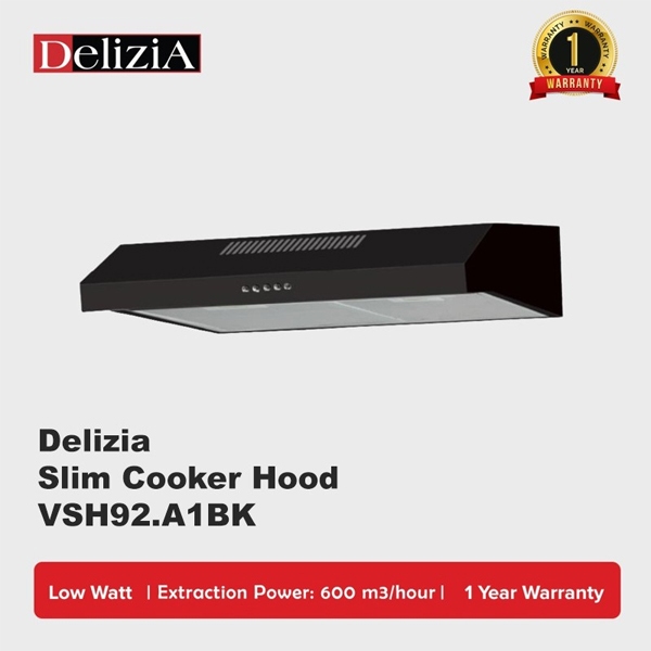 Cooker Hood Penghisap Asap Delizia Slim Line Cooker Hood VSH92.A1BK