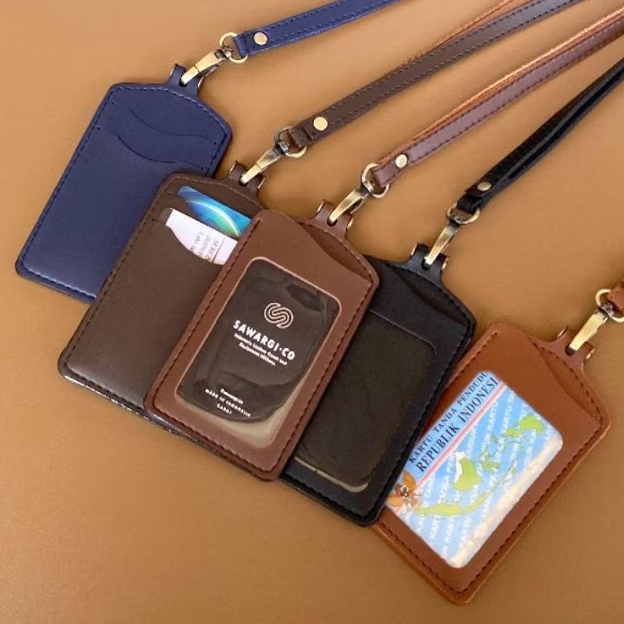 

Super Shopping ID Card Holder Kulit Name Tag Holdrr Kulit by Sawargico Litga