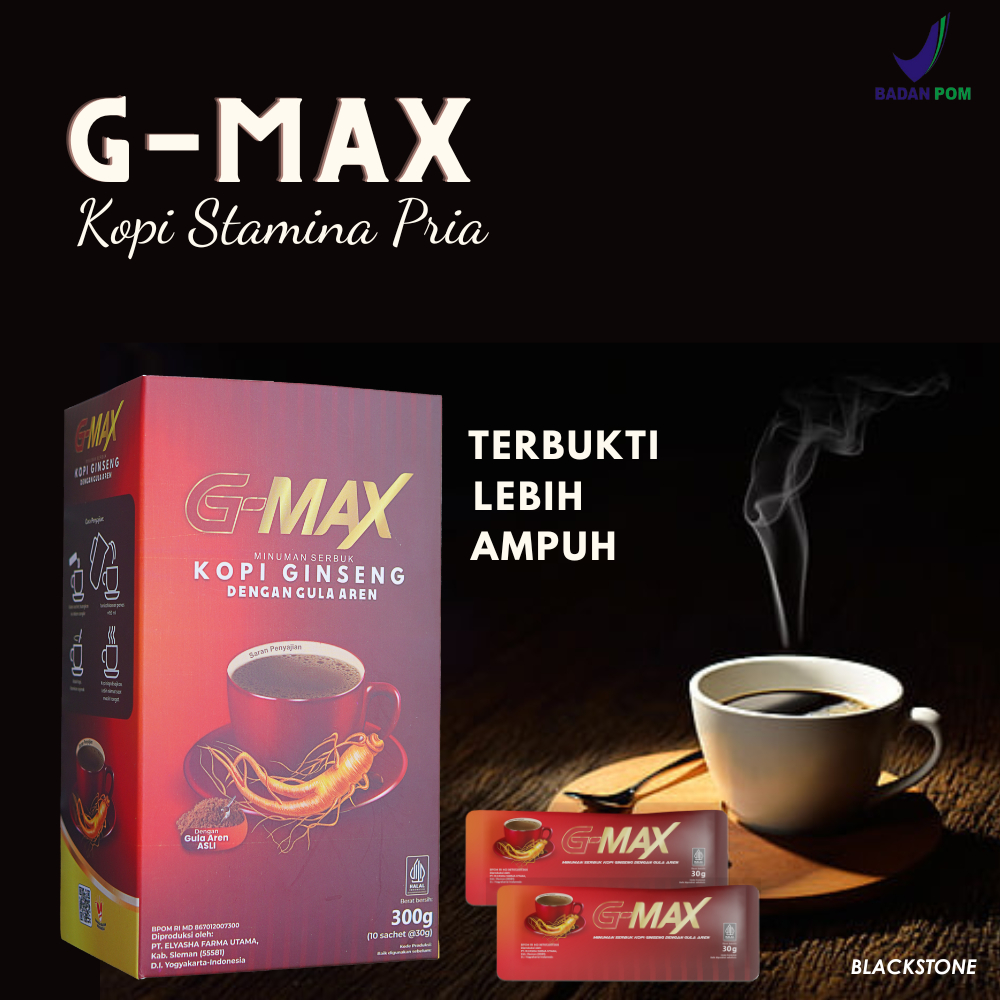 

Gmax Kopi Stamina Pria Tahan Lama Kopi Penambah Gairah Seksual Pria Atasi Ej4kulasi Dini