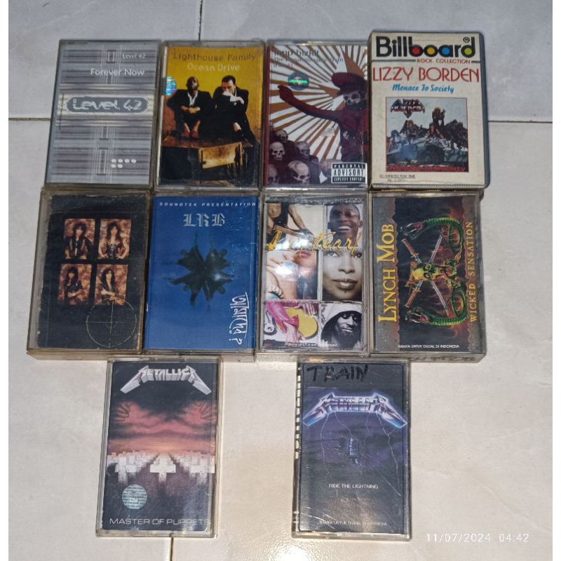 kaset pita LEVEL 42-Forever now / LIGHTHOUSE FAMILY-Ocean drive / LIMP BIZKIT-The Unquestionable Tru