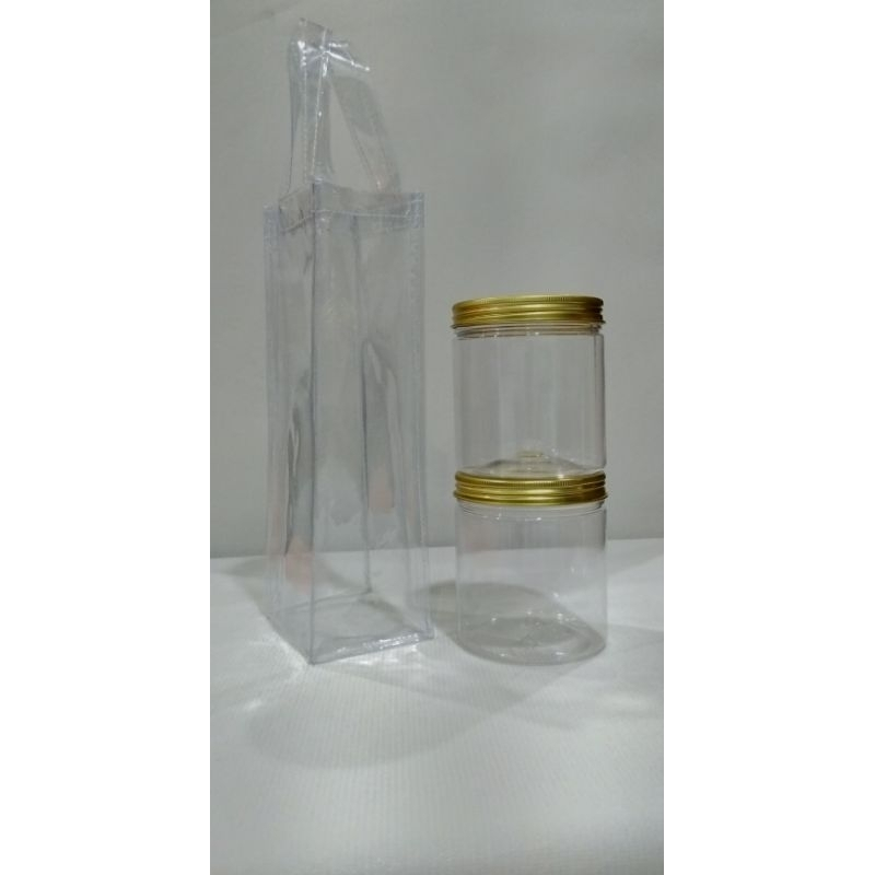 

TAS MIKA BENING BOTOL 28 X 10 X 10 /Goodie bag Tumbler Transparan