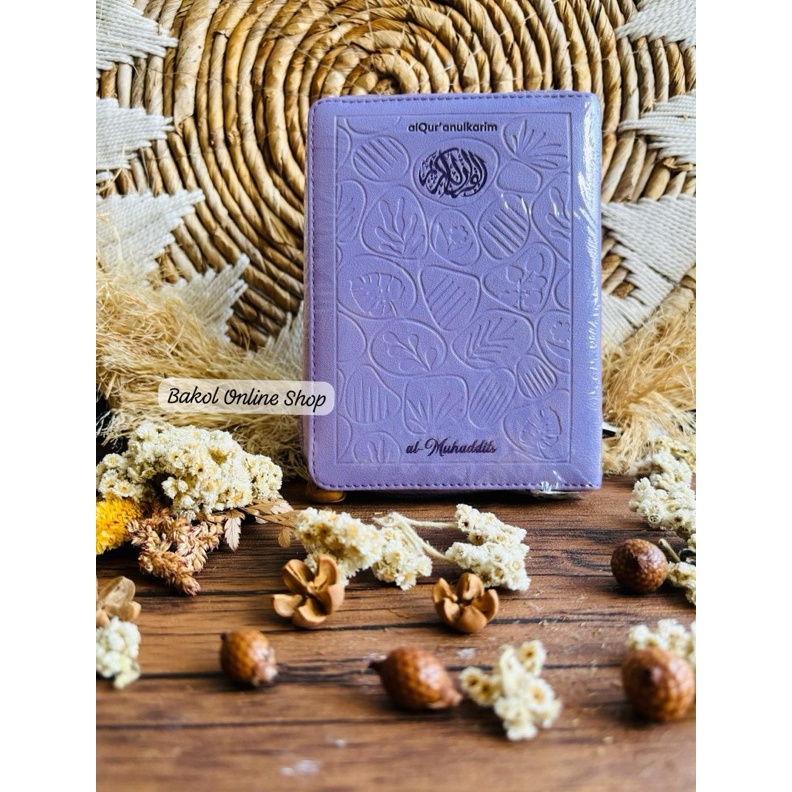 ART F9Z4 Muslimah  AlQuran Terjemah AlMuhaddits A6 Resleting Tajwid Warna