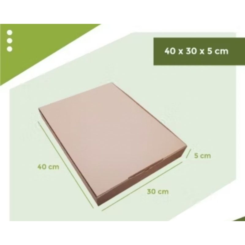 

kardus 40×30×5 cm Die cut dan easy usage
