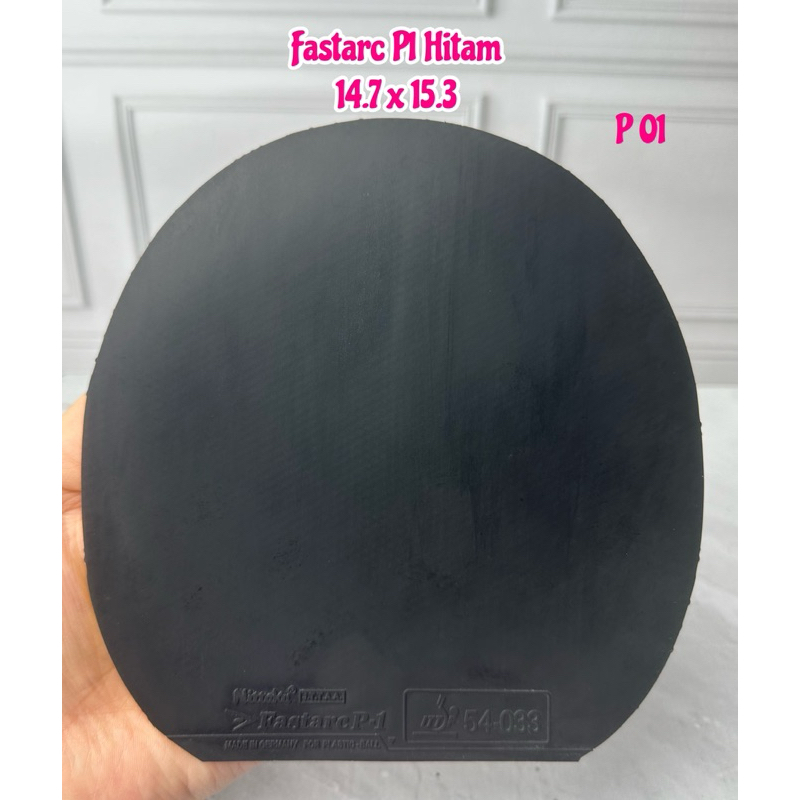 SECOND KARET PINGPONG TENIS MEJA BET BAT BAD BLADE FASTARC P1 WARNA HITAM