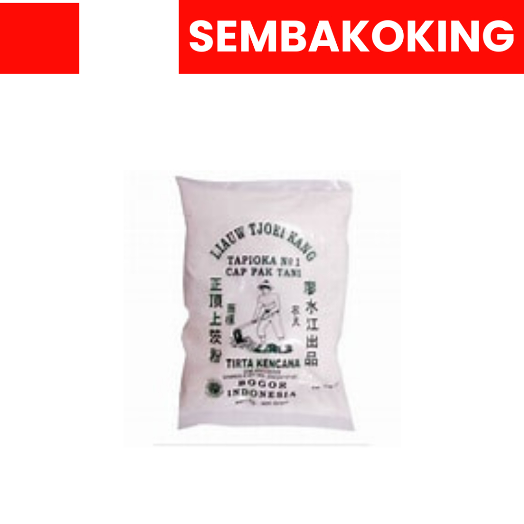 

TEPUNG TAPIOKA SAGU CAP TANI LIAUW TJOEI KANG 1KG