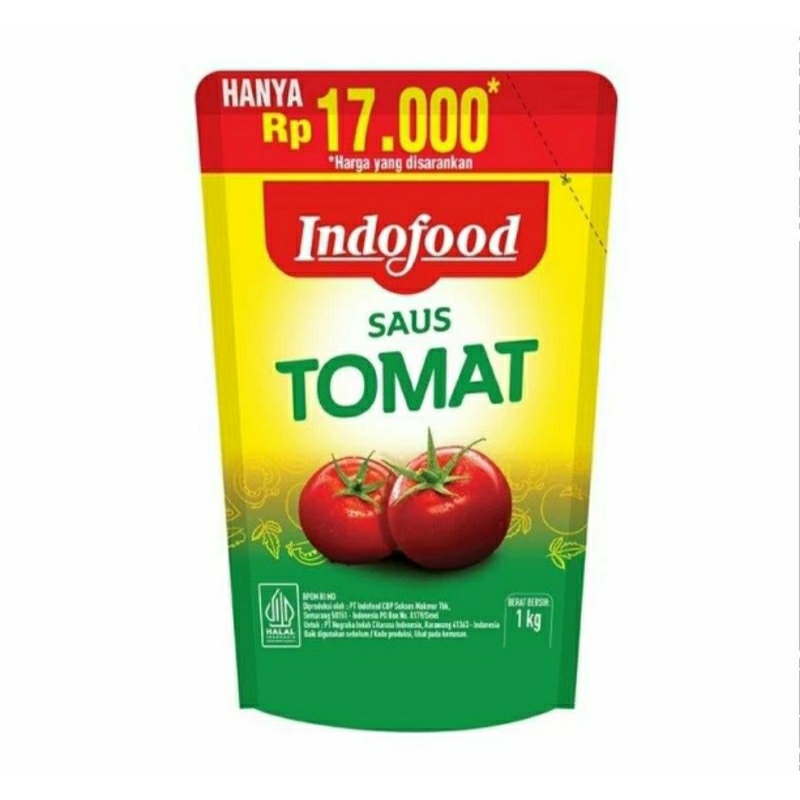 

Saus tomat Indofood 1kg per pcs