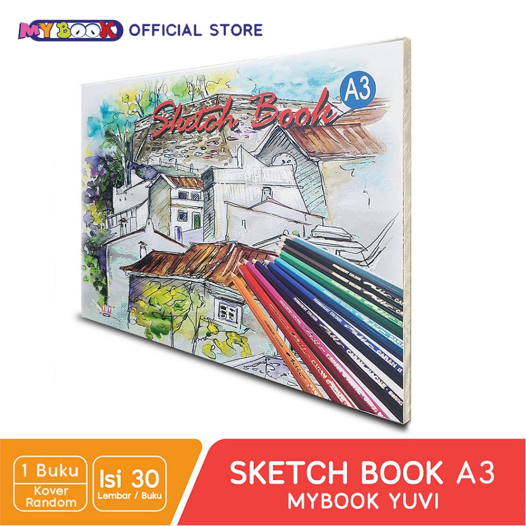 

My Book Yuvi Buku Gambar Sketsa Sketch Book A3 30 Lembar