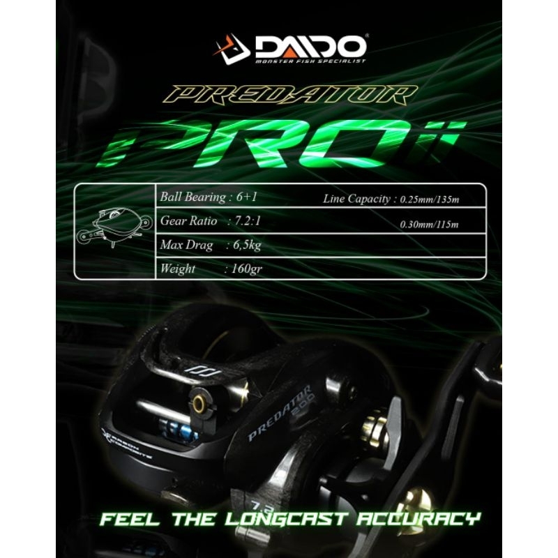 REEL BC DAIDO PREDATOR PRO II 200 / REEL BC PREDATOR PRO 2
