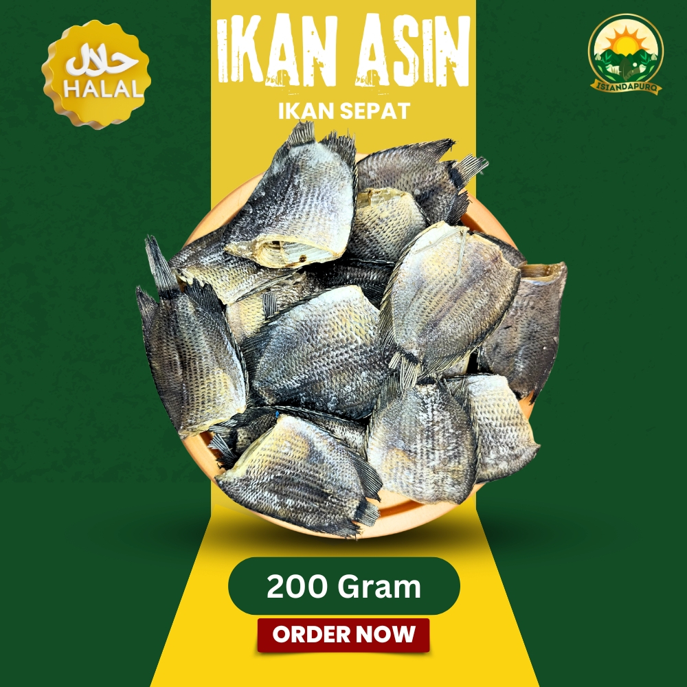 

Ikan Sepat Kering 200 Gram / Ikan Air Tawar