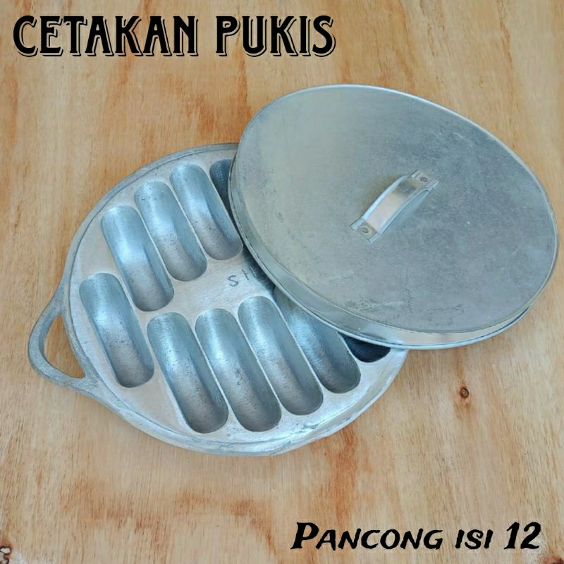Ready Cetakan Kue Pukis Pancong Parabola Besar Plus tutup