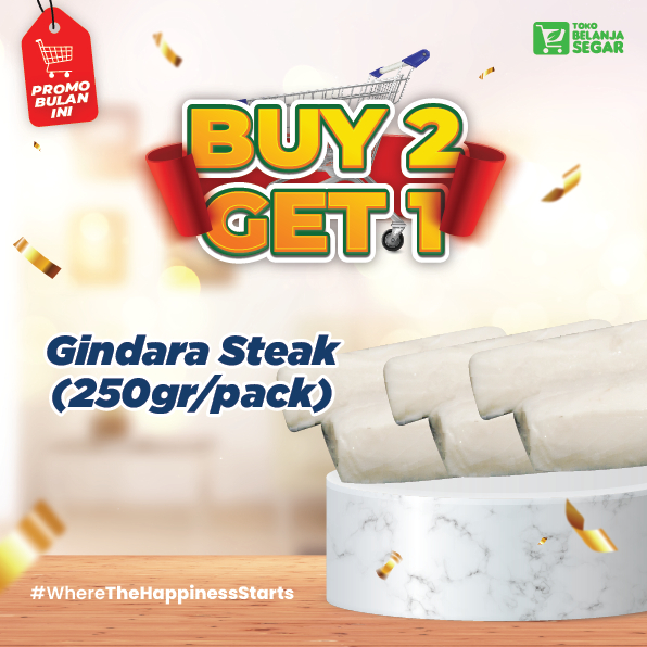 

Buy 2 Get 1 Gindara Steak (250gram) - Saltic