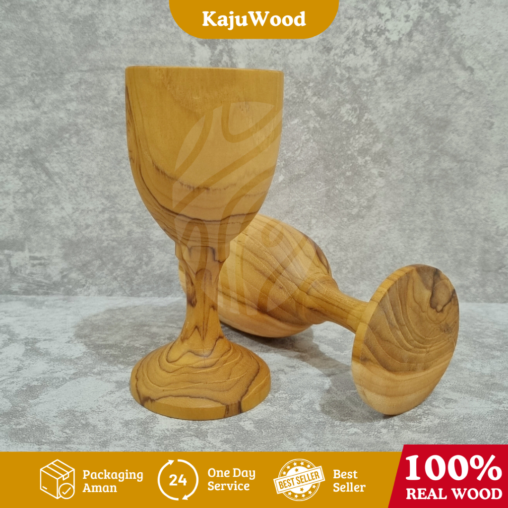 Gelas wine Kayu jati/ Gelas Kayu Jati/ Gelas wine/ Gelas Kayu Tinggi