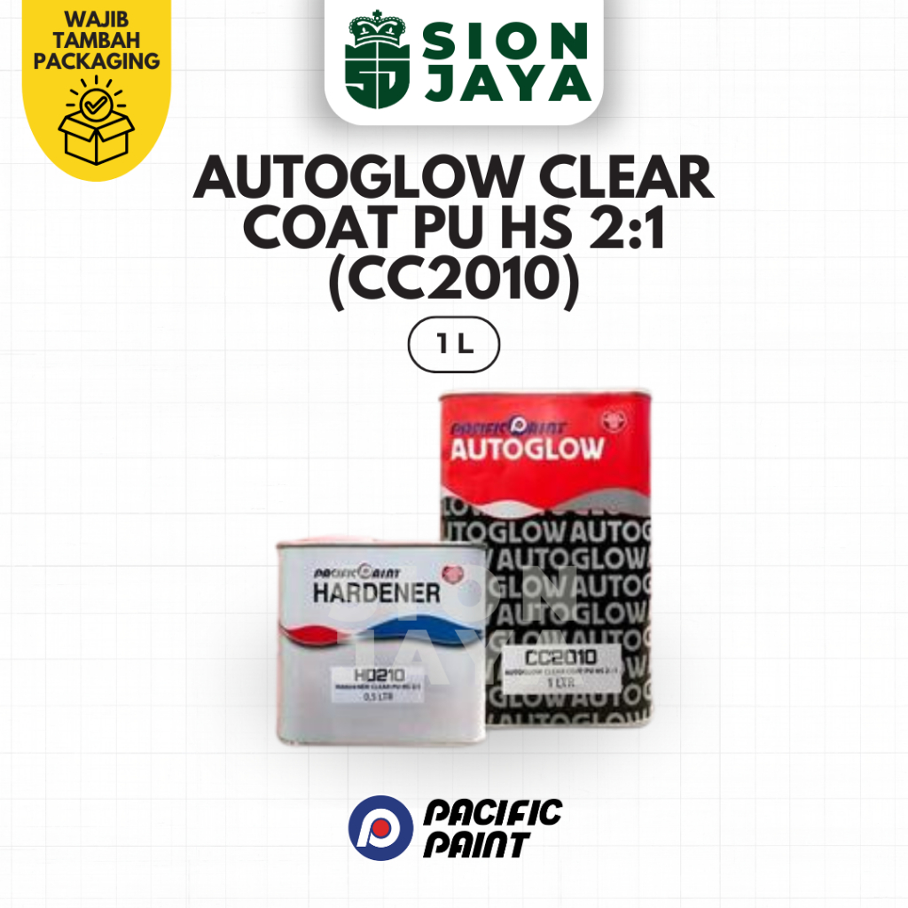 Clear Glossy Kempling/ Pernis Motor / Varnish Mobil / Cat Mobil Autoglow Clear HS 2:1 (CC2010)