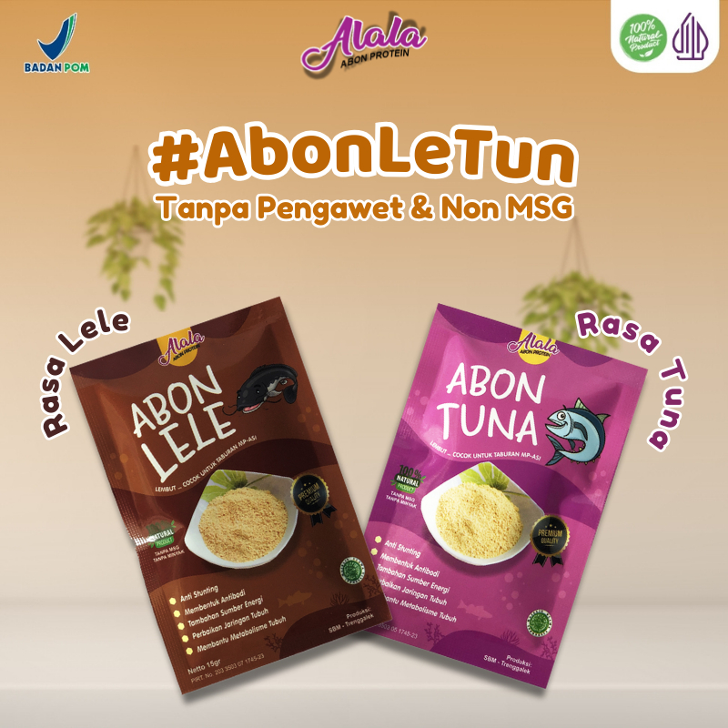 

Alala - Abon Tuna Mpasi Bayi Umur 1Tahun I Abon Lele Tekstur Halus Atasi GTM Bayi