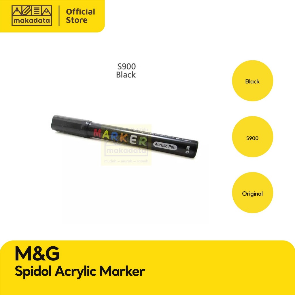 

M&G SPIDOL AKRILIK/ ACRYLIC MARKER MULTIFUNGSI PAINT MARKER (1 PCS) MURAH