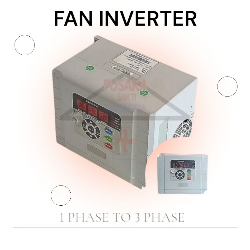 Fan Inverter 1 Phase to 3 Phase
