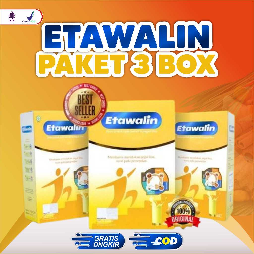 

Etawalin Susu Kambing untuk Masalah Tulang dan Asam Urat Paket 3 Box