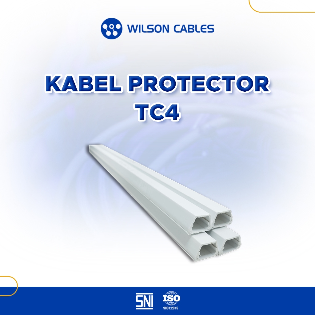 Pipa Kabel Duct TC4 1 Meter - Kabel Protektor Duct