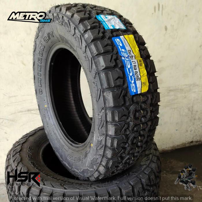 ban mobil semi offroad/lumpur ring 16 225/70 merk accelera omikron C/T ukuran 225 70 R16 vitara jeep