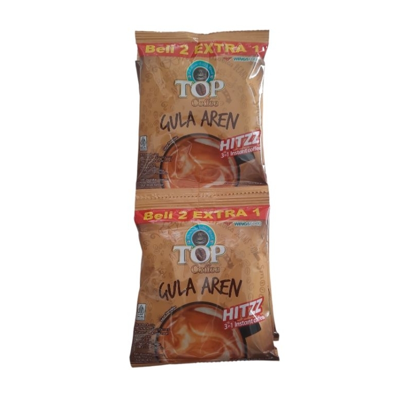 

Top Coffee Gula Aren 3in1 Instant Coffee Renceng (1 renceng isi 15)