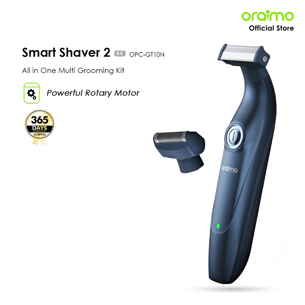 oraimo Alat Cukur Listrik Smart Trimmer Alat Cukur Elektrik Rambut Jenggot Motor Kuat & Tahan Lama I