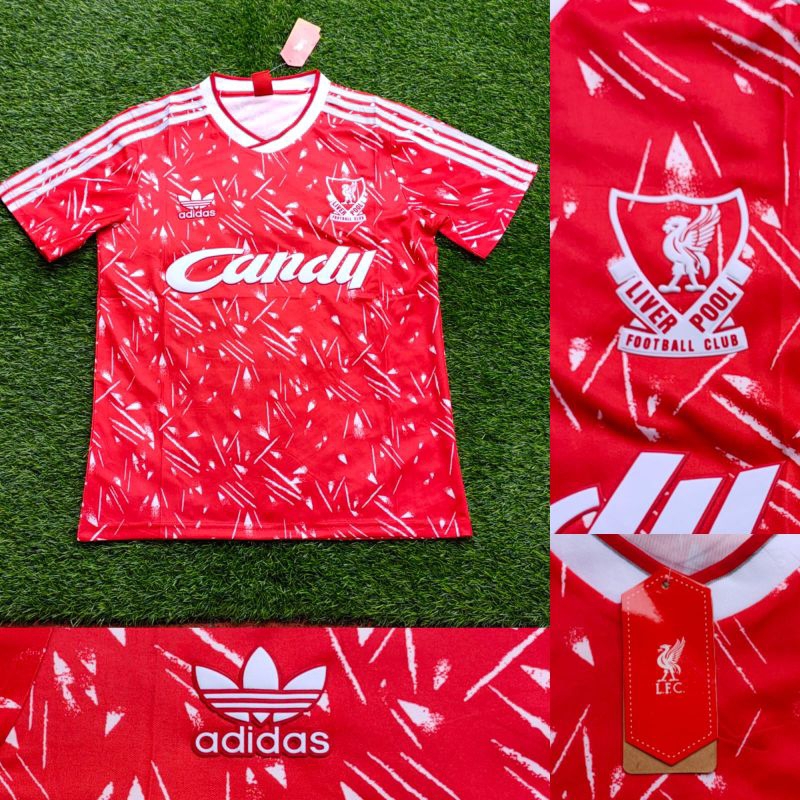 Jersey Retro Liverpool Home Candy Grade Ori