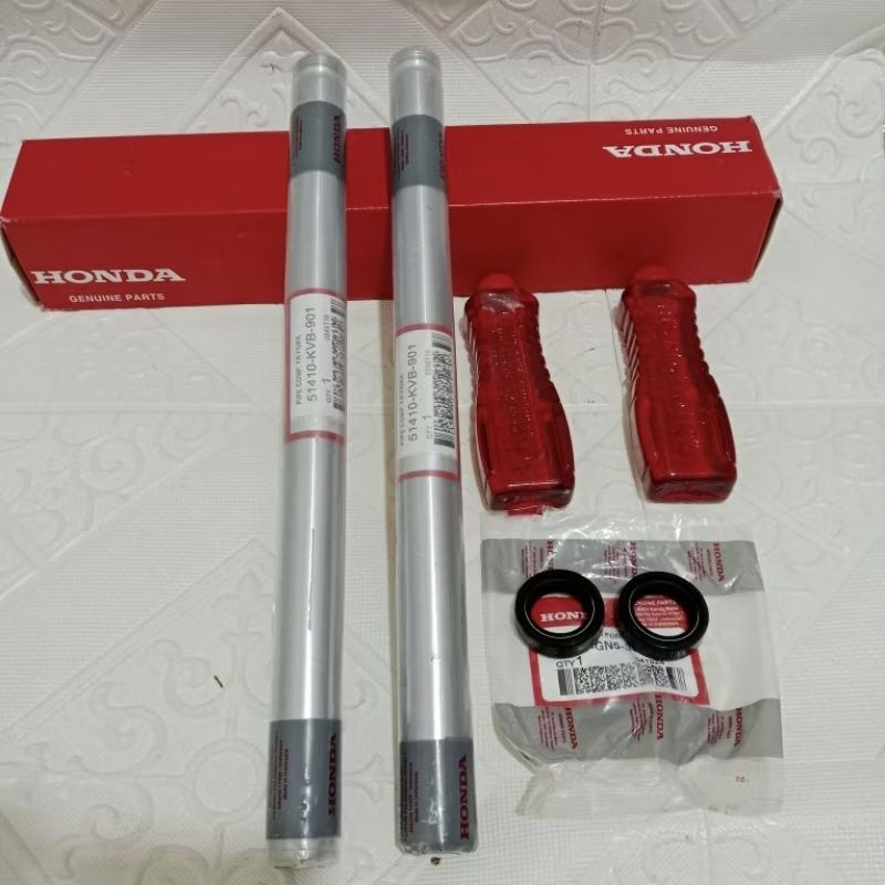 As shock depan KVB vario 110 vario 110 karbu sepasang sok+seal+oli