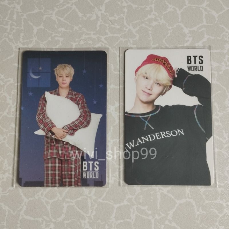 BTS World Photocard Suga Jimin BTS World PC Jimin Suga