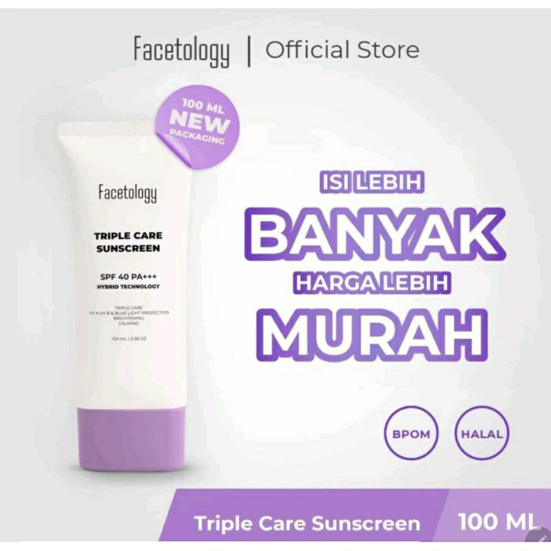 Facetology sunscreen 100ml