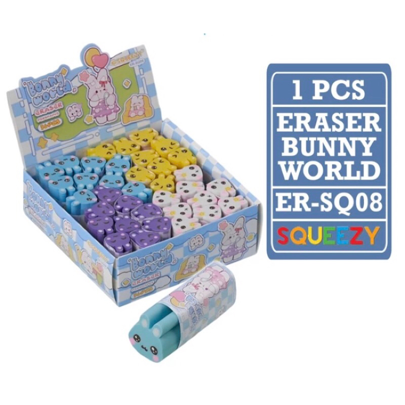 

Matris - Penghapus Pensil Lucu [1 Pcs] / Hapusan Kelinci / Eraser Pencil ER-SQ08