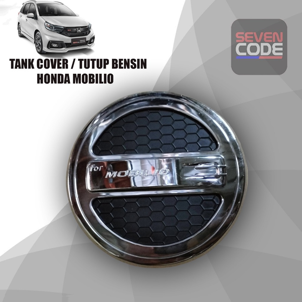 TANK COVER MOBILIO / TUTUP BENSIN MOBILIO BLACK CHROME / ACCESSORIES HONDA MOBILIO