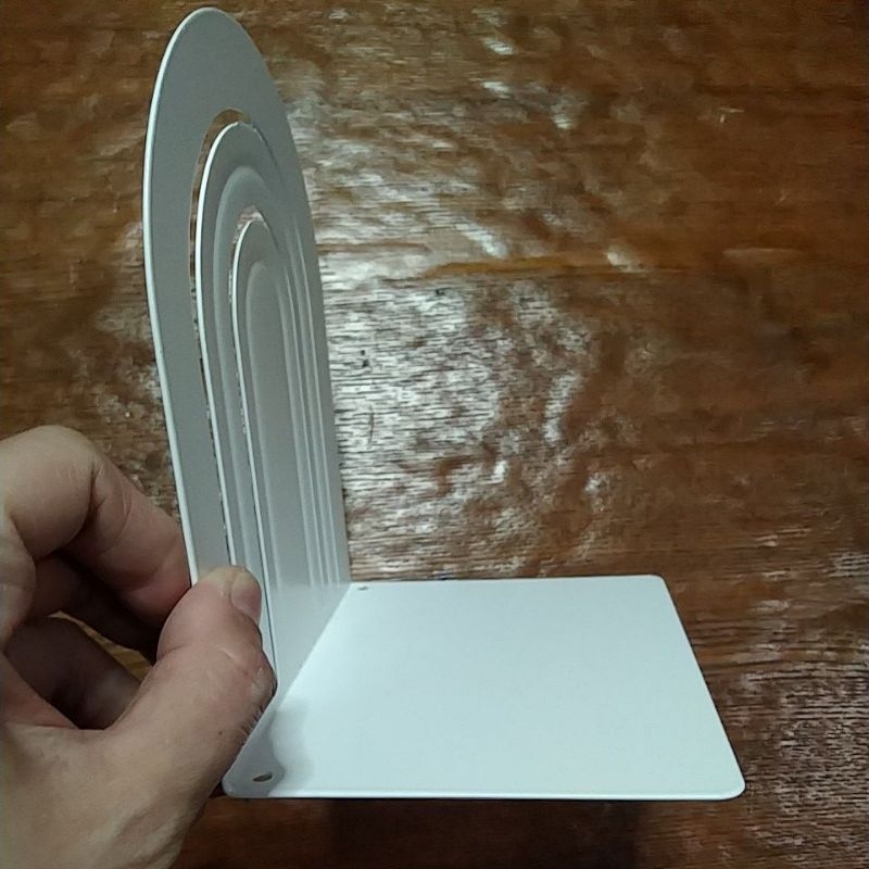 

IKEA HOSSLA Penyangga penahan buku bisa selip foto 1pc