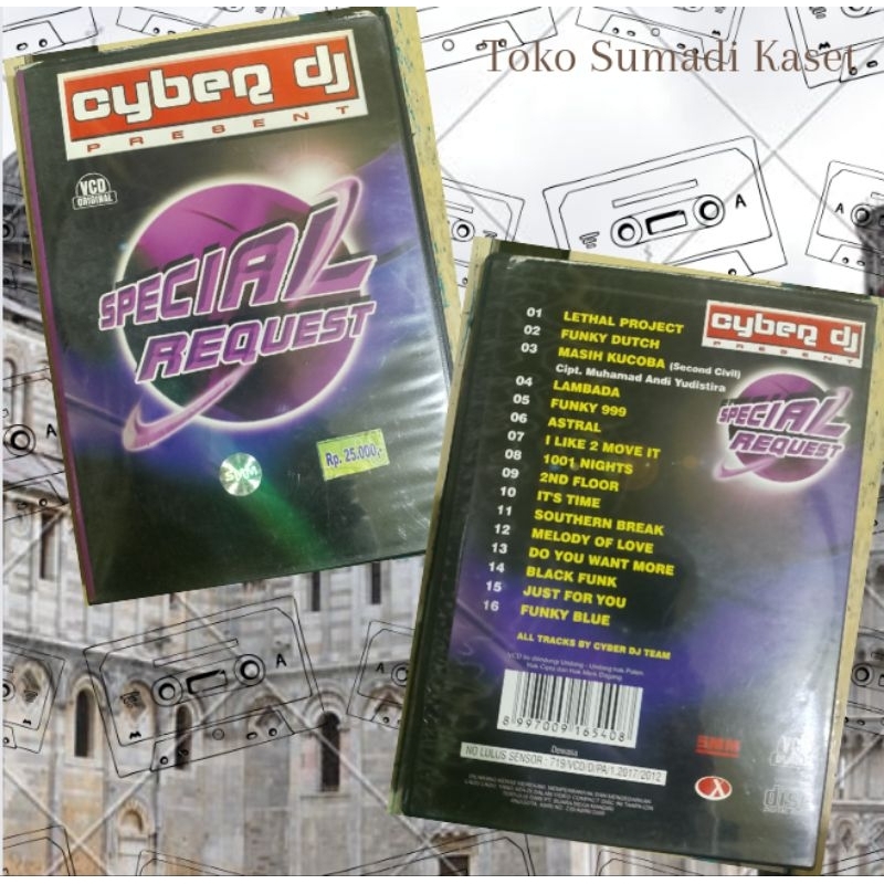 VCD cyber dj spesial request produksi SMM RECORD