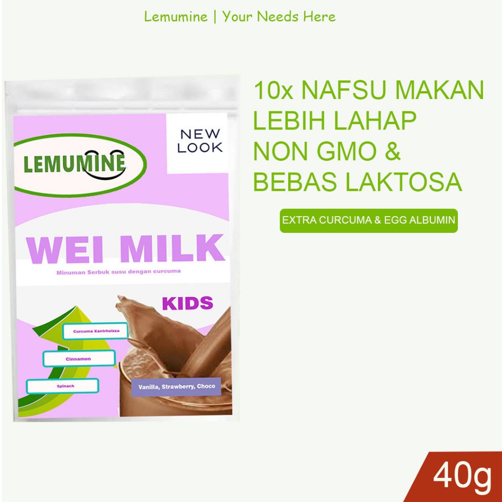 

Susu Penggemuk Badan Anak Lemumine (40g)