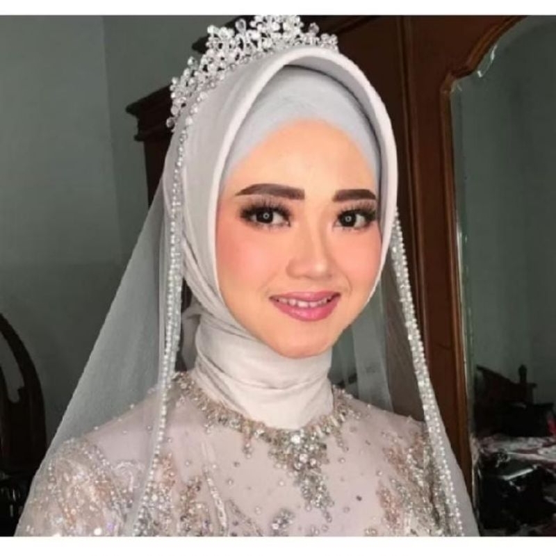 slayer veil pengantin/kerudung pengantin/slayer besan pengantin