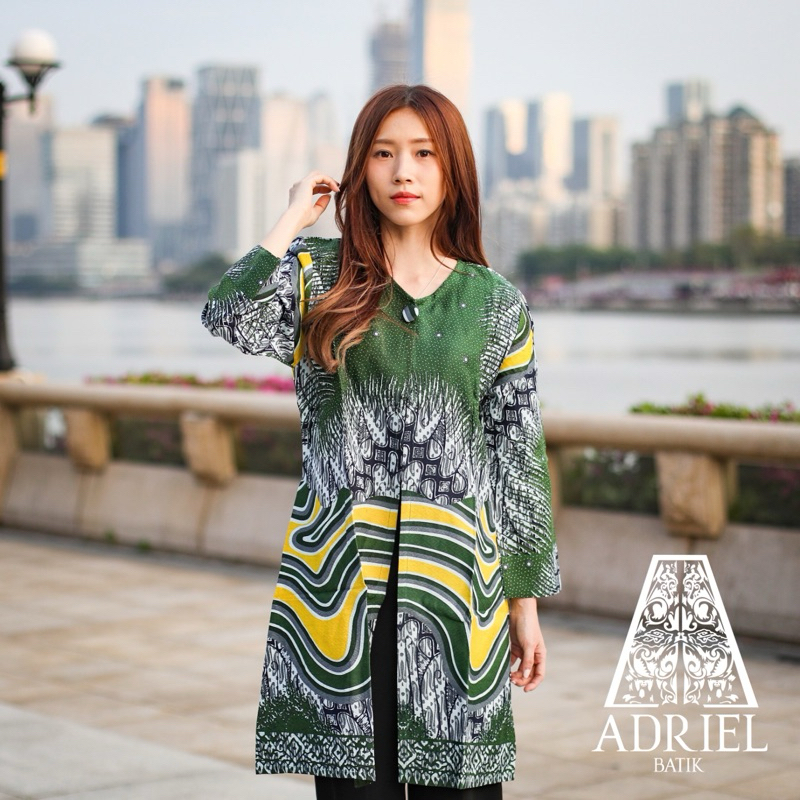 SUSENO OUTER BATIK DOBBY SUTRA SUPER PREMIUM  - Premium Solo Lengan Panjang Dobby Outer Batik Motif 