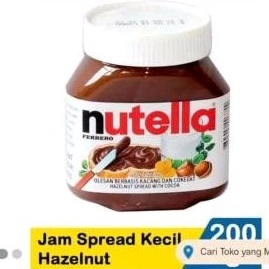 

Nutella jam spread 200g/selai coklat nutella