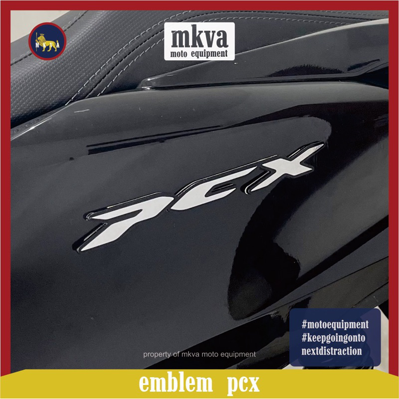 PCX EMBLEM TIMBUL HIASAN BODY SAMPING MOTOR PCX MODIFIKASI EMBLEM TIMBUL