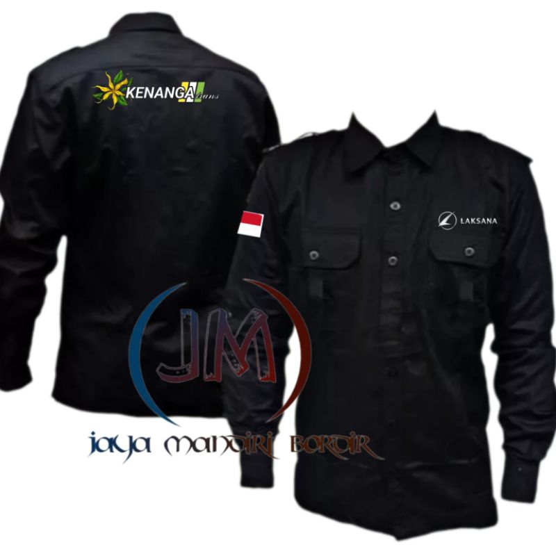 KEMEJA KENANGA TRANS BORDIR || KEMEJA LAKSANA BORDIR