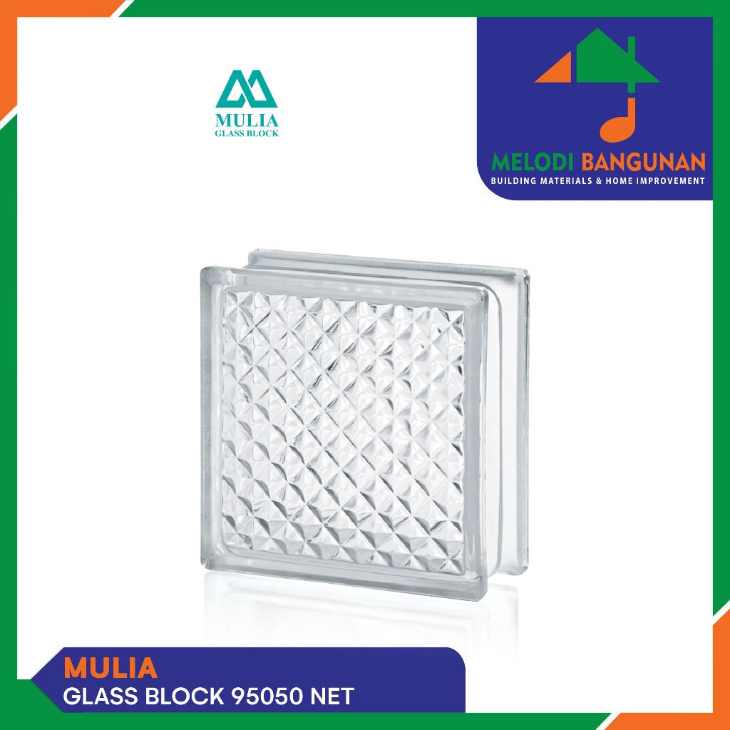 Mulia - Glass Block + Gelas Blok Net 95050