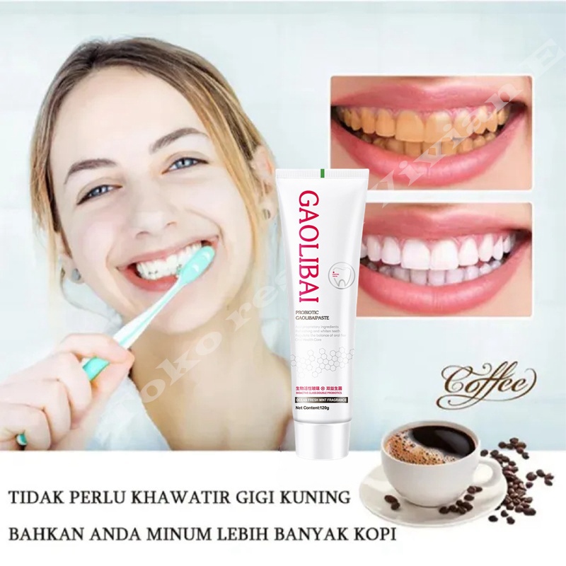 GAOLIBAI Pasta Gigi Odol Pemutih Gigi Dan Karang Gigi Dan Bau Mulut Obat Menghilangkan Bau Mulut Dan