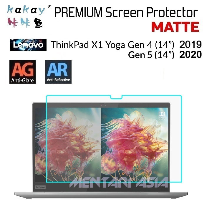 Screen Protector Lenovo THINKPAD X1 YOGA Gen-4 (2019)  Gen-5 (2020)- KAKAY Premium MATTE