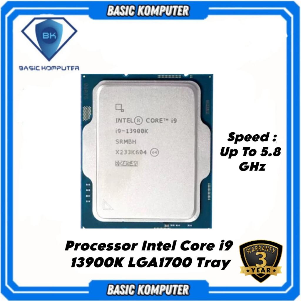 PROCESSOR INTEL CORE I9 13900K TRAY SOCKET LGA1700