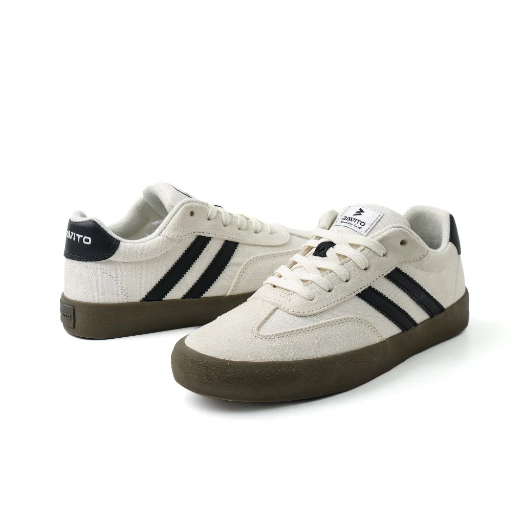 Bavito 36-44 Classic Low Offwhite - Sepatu Sneakers Casual Pria Wanita